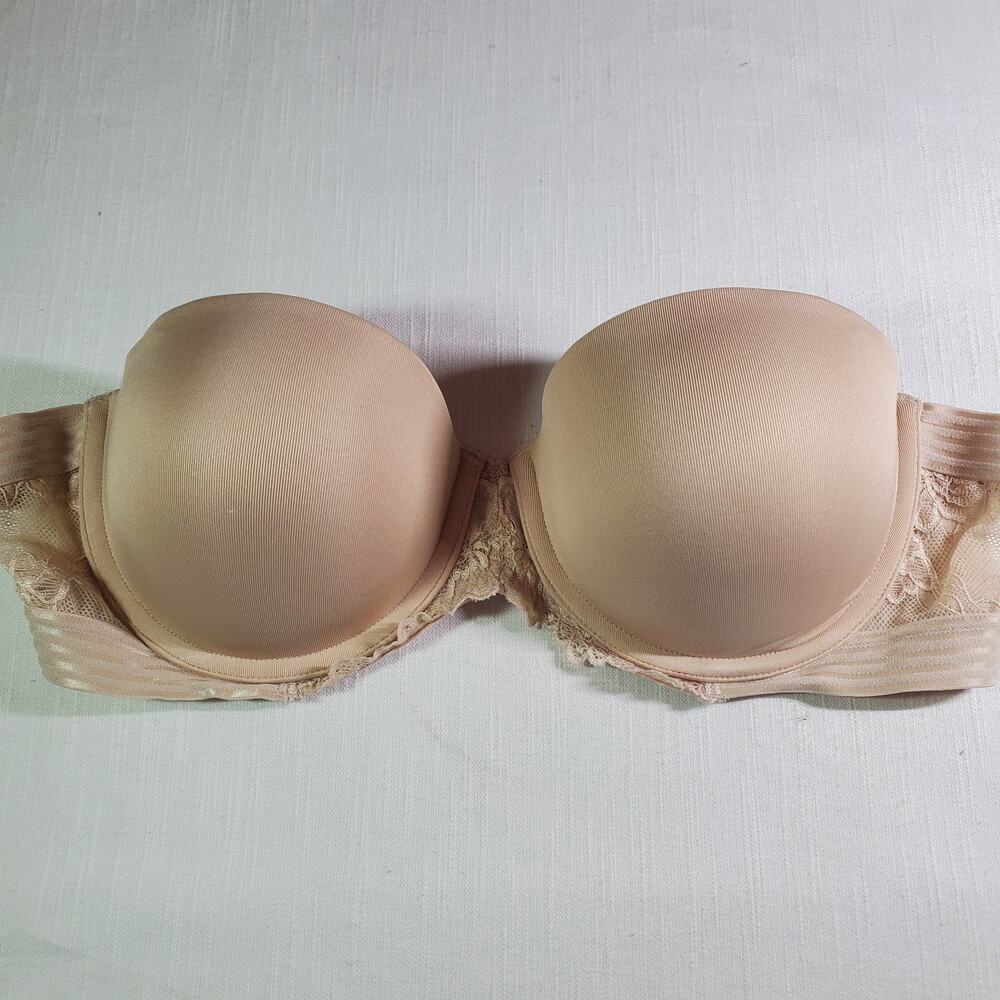 Maidenform Women's T-Shirt Bra Size 34D Beige Underwire Full Coverage